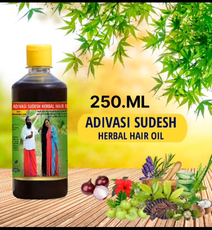 ADIVASI HAKKI PIKKI NEELAMBARI HERBAL HAIR OIL